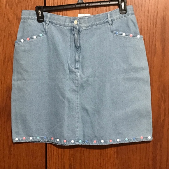 Christopher & Banks Dresses & Skirts - NWT Christopher & Banks size 16 Denim Jean Skirt
